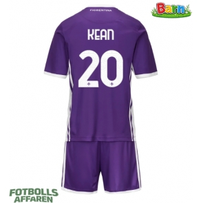 Fiorentina Moise Kean #20 Hemmaställ Barn 2025-26 Kortärmad (+ Korta byxor)